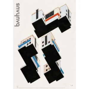 Meisterhäuser (Houses Seen from Below) by Alfred Arndt